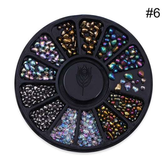 Diamantes Decorativos Facetados para Uñas - Base Plana