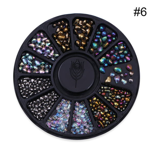 Diamantes Decorativos Facetados para Uñas - Base Plana