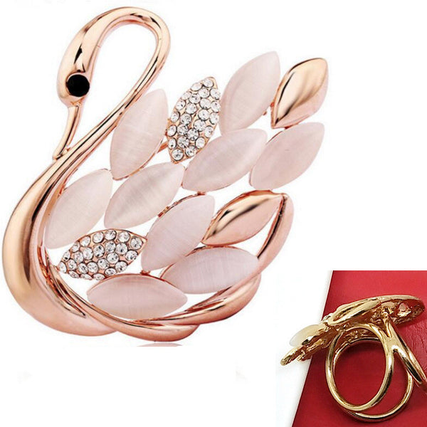 Broche Cisne Ópalo para Traje y Cardigan Mujer - Image 6