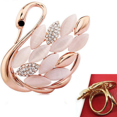 Broche Cisne Ópalo para Traje y Cardigan Mujer - Image 6