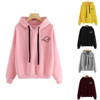 Sudadera Estampada Multicolor con Planetas para Mujer - Image 13