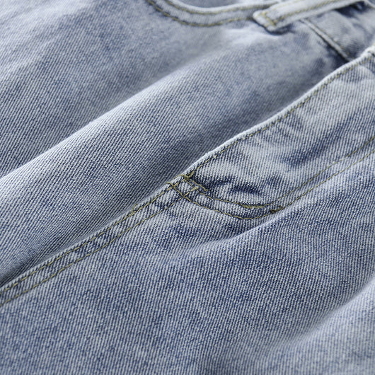 Pantalones Vaqueros Rectos Sueltos de Cintura Alta para Mujer - Image 13