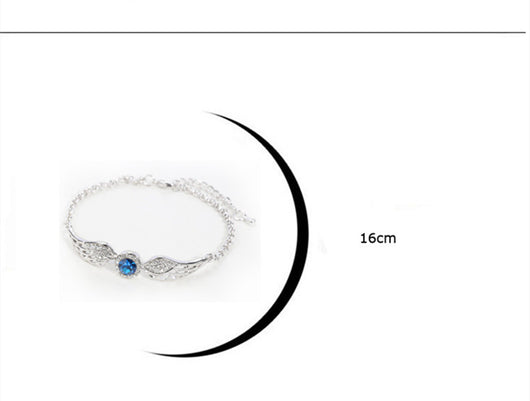 Pulsera de Cristal Austriaco Alas de Ángel con Diamantes - Image 6