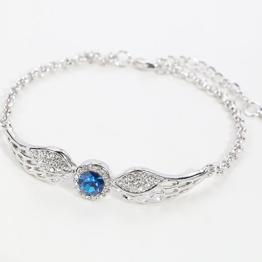 Pulsera de Cristal Austriaco Alas de Ángel con Diamantes - Image 7