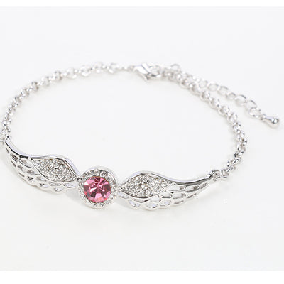 Pulsera de Cristal Austriaco Alas de Ángel con Diamantes - Image 8