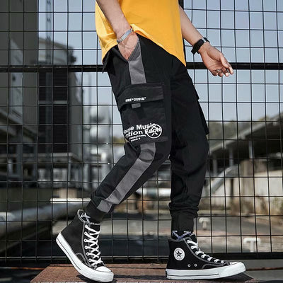 Pantalones de Trabajo Multibolsillos con Puño, Overol Casual - Image 7