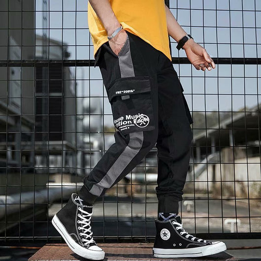 Pantalones de Trabajo Multibolsillos con Puño, Overol Casual - Image 7