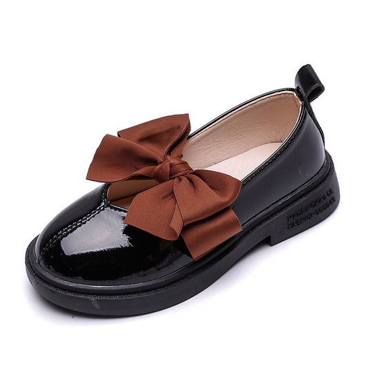 Zapatos Infantiles de Cuero con Moño - Suela Flexible y Cómoda - Image 8