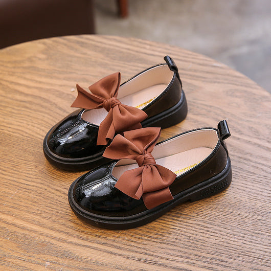 Zapatos Infantiles de Cuero con Moño - Suela Flexible y Cómoda - Image 6