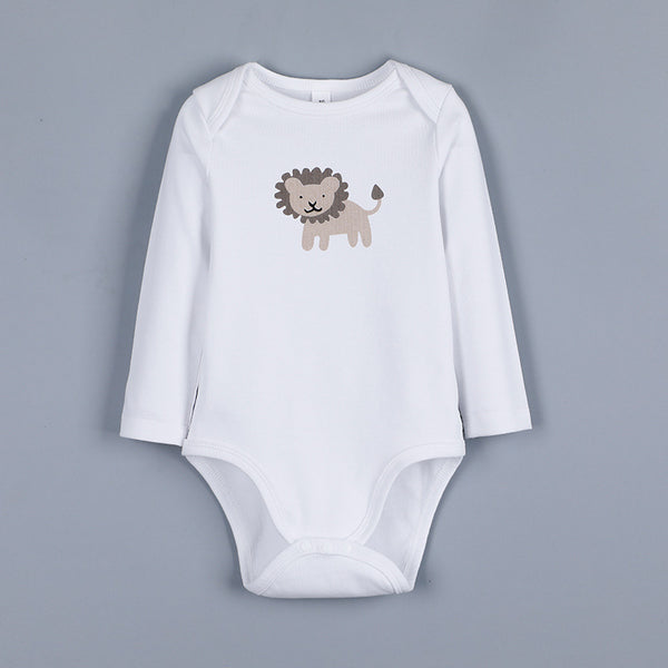 Pijama Enterizo de Algodón para Bebé Recién Nacido - Manga Larga Diseño Clásico