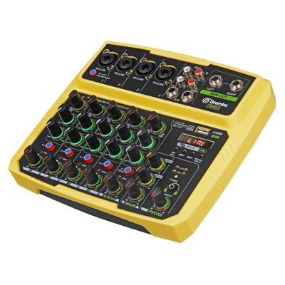 Mezcladora USB Compacta FR4 6 Canales con Bluetooth y Reverberación para Streaming en Vivo - Image 6