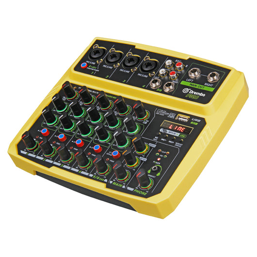 Mezcladora USB Compacta FR4 6 Canales con Bluetooth y Reverberación para Streaming en Vivo - Image 6