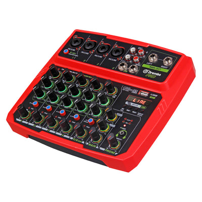 Mezcladora USB Compacta FR4 6 Canales con Bluetooth y Reverberación para Streaming en Vivo - Image 5