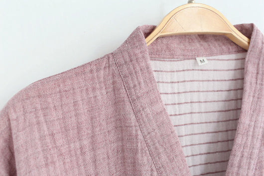 Bata Kimono Gasa Japonesa - Pijama Ligero para Casa - Image 9