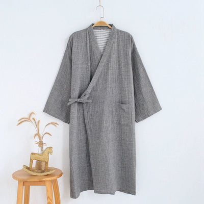 Bata Kimono Gasa Japonesa - Pijama Ligero para Casa - Image 3