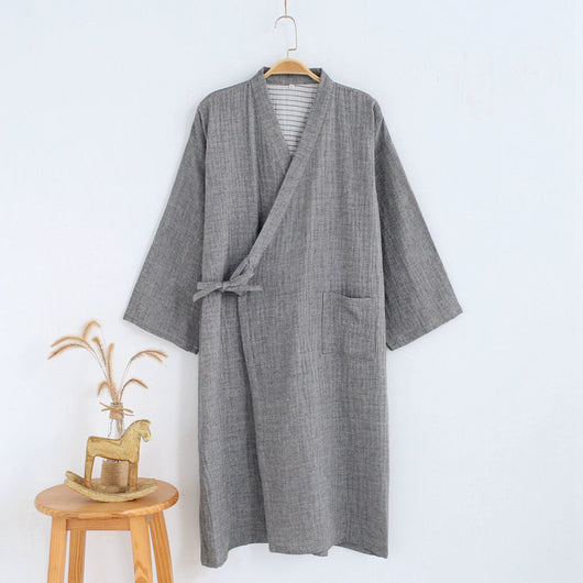 Bata Kimono Gasa Japonesa - Pijama Ligero para Casa - Image 3