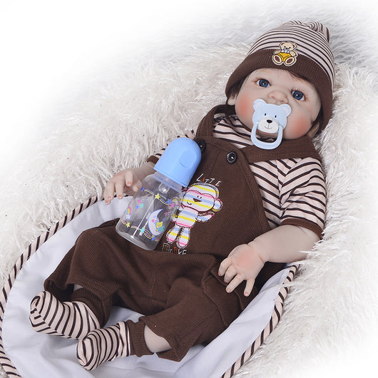 Muñeca Reborn de Silicona Completa Bebé Realista 55cm Niño Sumergible - Image 15