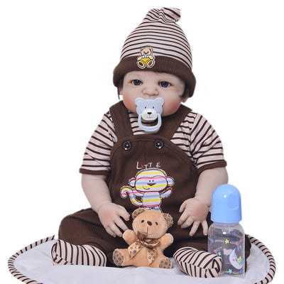 Muñeca Reborn de Silicona Completa Bebé Realista 55cm Niño Sumergible - Image 14