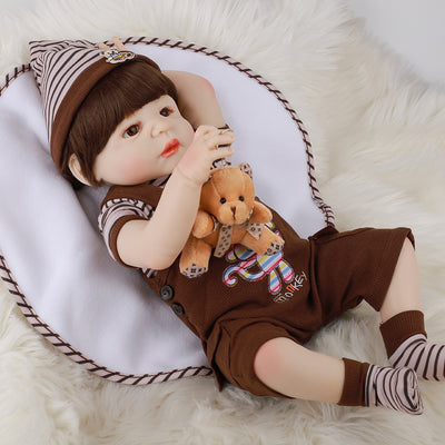 Muñeca Reborn de Silicona Completa Bebé Realista 55cm Niño Sumergible - Image 19