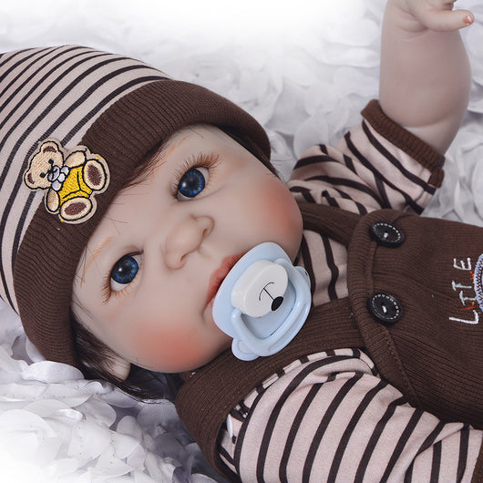 Muñeca Reborn de Silicona Completa Bebé Realista 55cm Niño Sumergible - Image 8