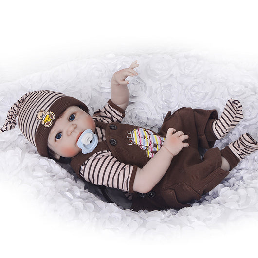 Muñeca Reborn de Silicona Completa Bebé Realista 55cm Niño Sumergible - Image 2