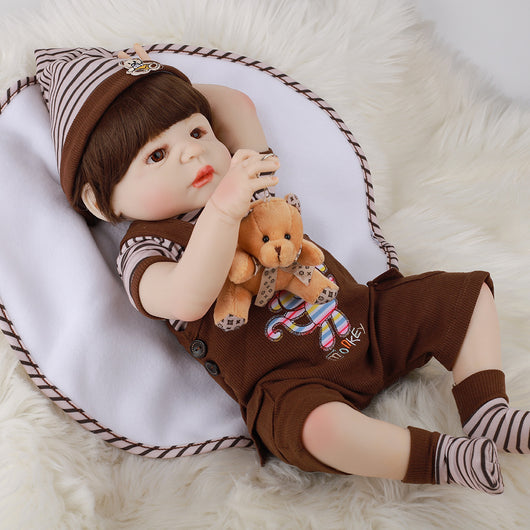 Muñeca Reborn de Silicona Completa Bebé Realista 55cm Niño Sumergible - Image 7
