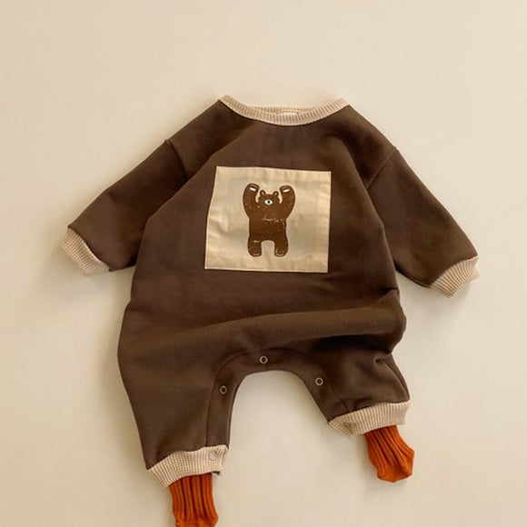 Pijama Protector Coreano para Bebés - Enterizo Suave y Seguro