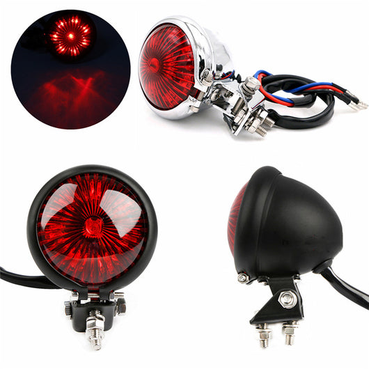 Luz Trasera LED Redonda Estilo Retro para Moto - Image 5
