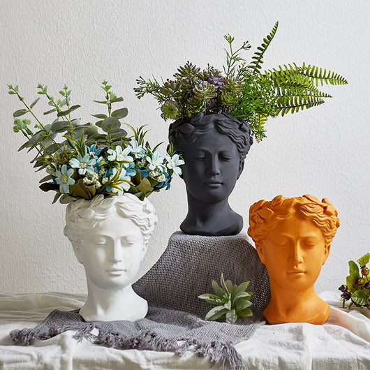 Maceta Decorativa Artística con Diseño Floral - Image 10