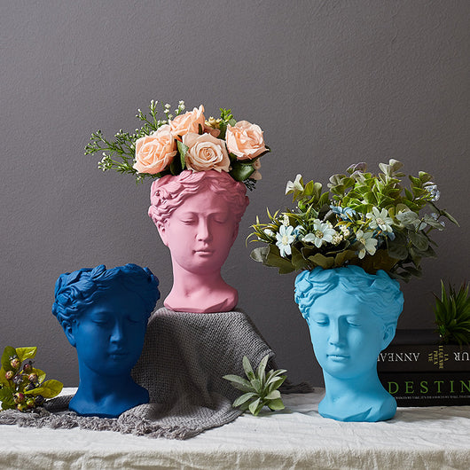 Maceta Decorativa Artística con Diseño Floral - Image 12