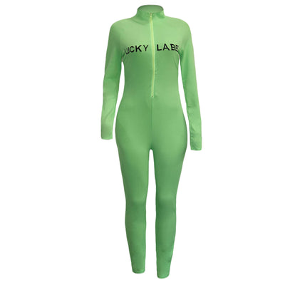 Chaqueta Slim con Cierre y Bordado de Letras - Image 7