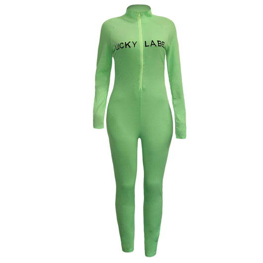 Chaqueta Slim con Cierre y Bordado de Letras - Image 7