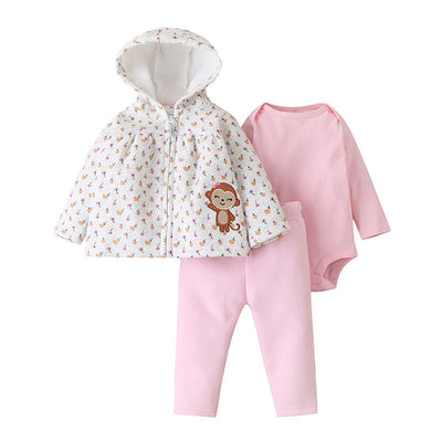 Conjunto de Tres Piezas Infantil Otoño Invierno con Diseño Cartoon - Image 9