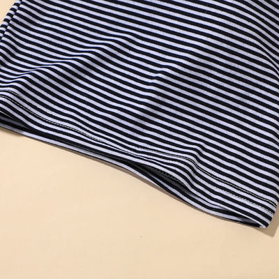 Conjunto Infantil Coreano: Blusa Cuello Redondo y Overol con Estrellas - Image 12