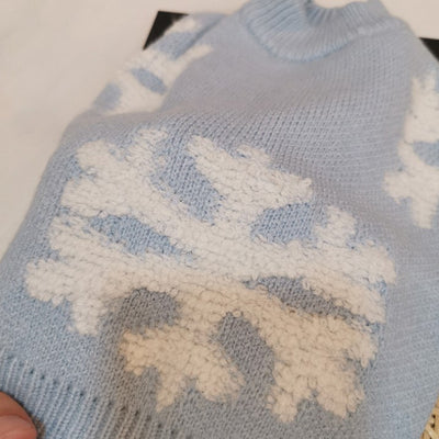 Suéter Térmico para Mascotas con Diseño Copo de Nieve - Abrigo Grueso para Otoño e Invierno - Image 10
