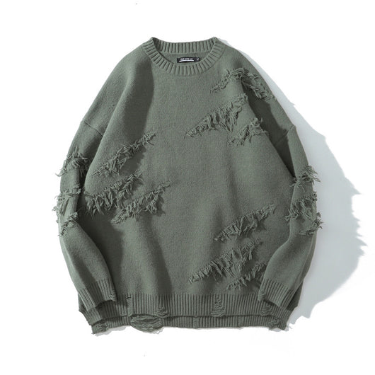 Sudadera Holgada Agujeros Moda Urbana Hip Hop Unisex - Image 13