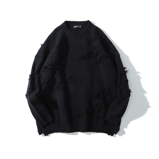 Sudadera Holgada Agujeros Moda Urbana Hip Hop Unisex
