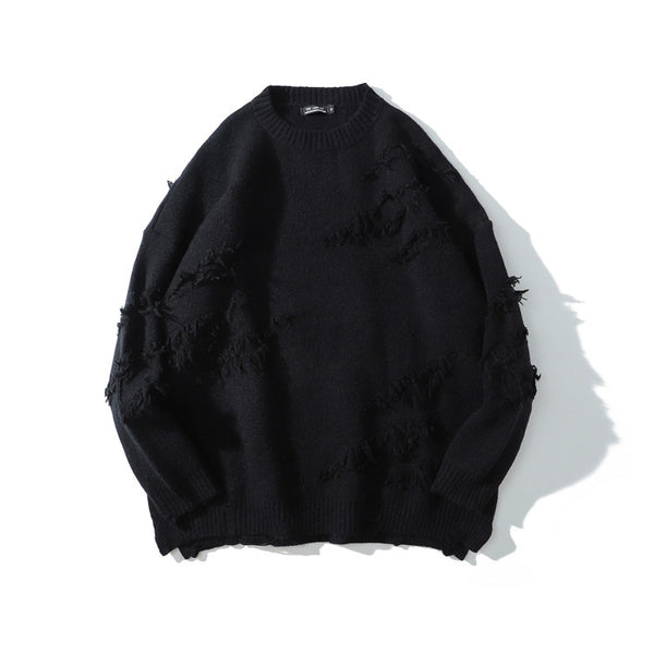 Sudadera Holgada Agujeros Moda Urbana Hip Hop Unisex