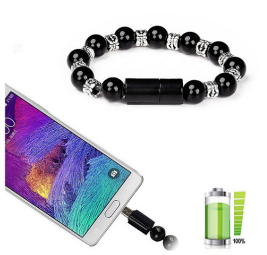 Cable de Datos Apple Compatible con Pulsera de Cuentas Budistas de Plata Tibetana - Image 10