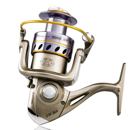 Carrete de Pesca Giratorio Metal Head Alcance Extendido