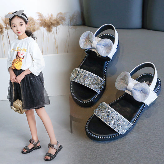 Sandalias Princesa para Niñas con Velcro Transpirable