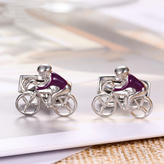 Gemelos de Acero Inoxidable Premium para Camisas de Vestir - Ciclismo Hombre - Image 2