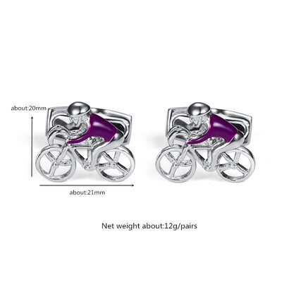 Gemelos de Acero Inoxidable Premium para Camisas de Vestir - Ciclismo Hombre - Image 5
