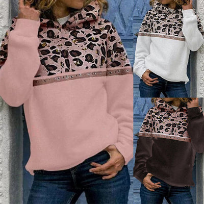 Sudadera Estampada con Capucha para Mujer - Otoño Invierno