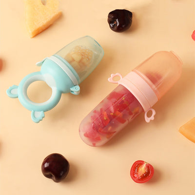 Cuchara Comedero Portátil con Bolsa de Dentición para Bebé - Image 12