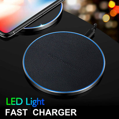 Cargador Inalámbrico Ultradelgado de Cuero para iPhone y AirPods - Image 8