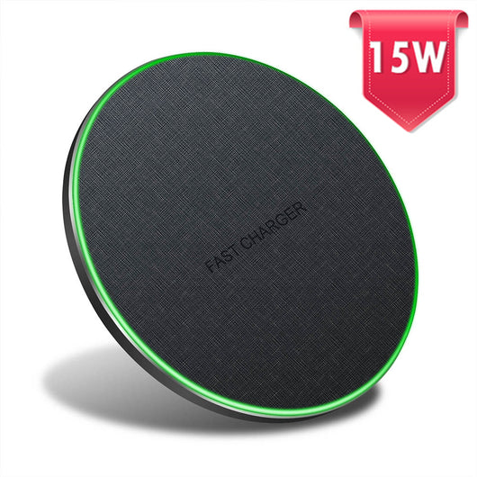 Cargador Inalámbrico Ultradelgado de Cuero para iPhone y AirPods - Image 13