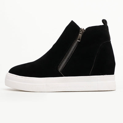 Zapatos de Cuña con Cierre Lateral - Estilo Estacional para Mujer