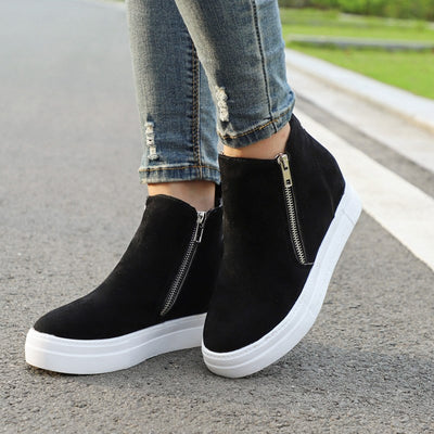 Zapatos de Cuña con Cierre Lateral - Estilo Estacional para Mujer - Image 3