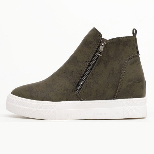 Zapatos de Cuña con Cierre Lateral - Estilo Estacional para Mujer